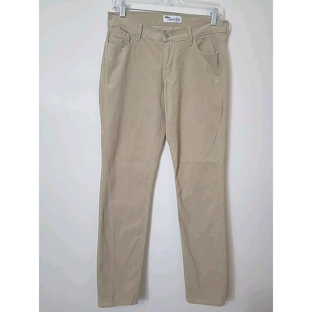 Old Navy Rock Star Tan Corduroy Pants Womens Size 10 Regular